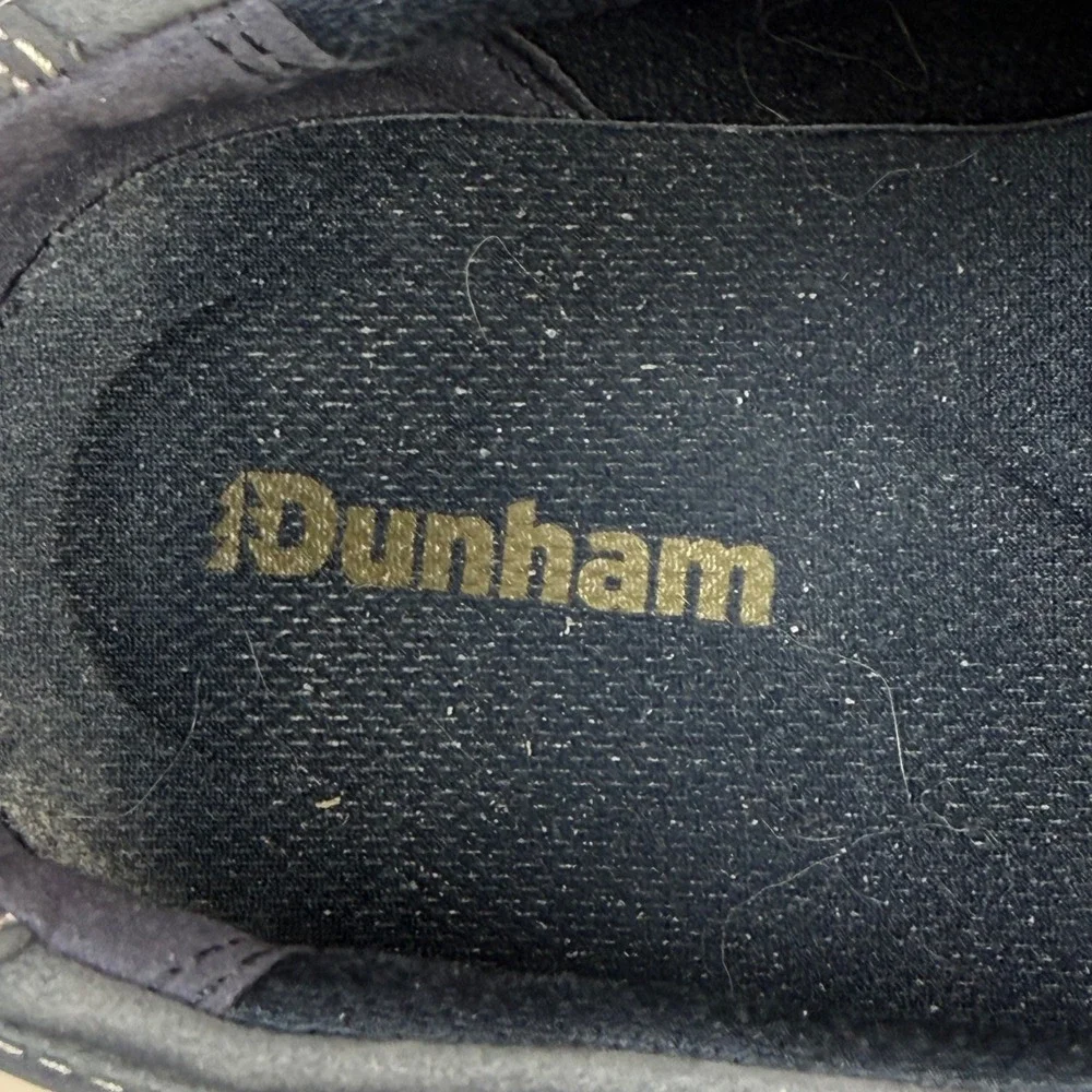 Dunham Captain Mens Boat Shoes Navy Blue Leather 13 XXW Extra Wide DHCAPTAIN